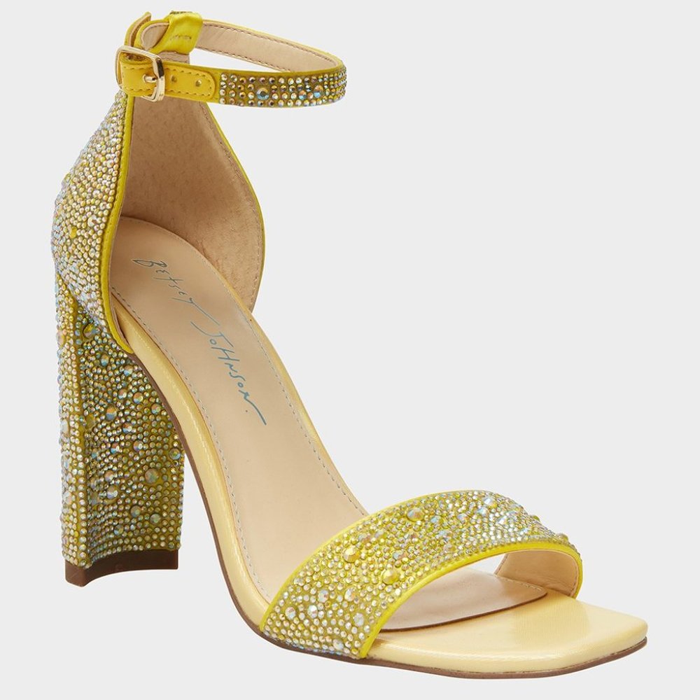 Bestey Johnson SB-RINA Yellow Sandals - Picture 2 of 7